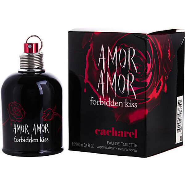 Amor Amor Forbidden Kiss - Eau de Toilette Spray - 3.4 fl oz - Captivating Fragrance for Women