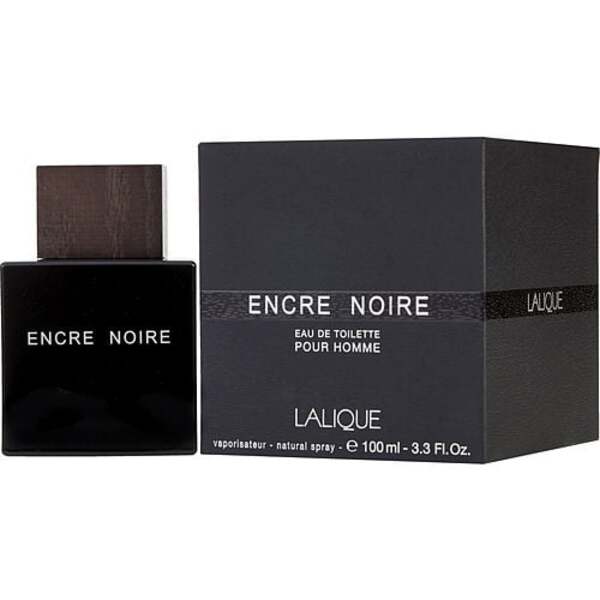 Encre Noire Lalique 3.3 oz EDT Spray for Men - A Dark & Earthy Fragrance