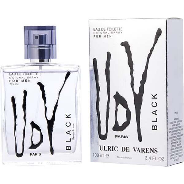 Udv Black Eau de Toilette Spray 3.4 oz - Bold Fragrance for Men