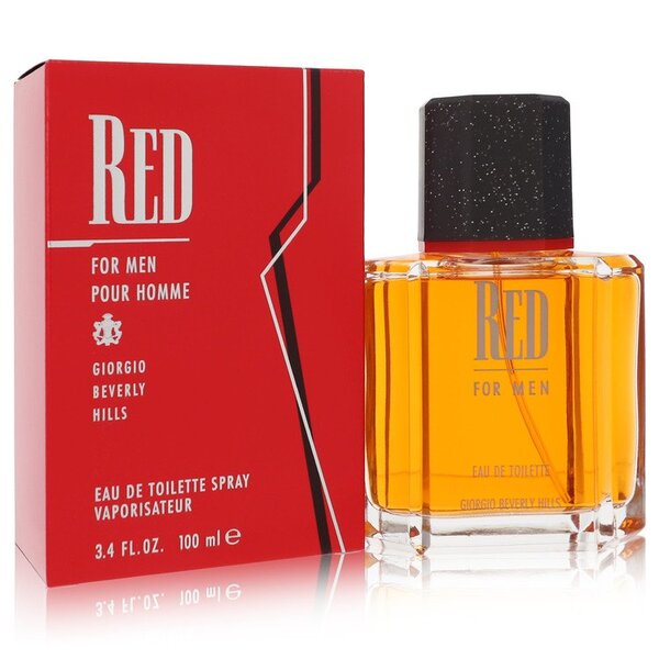 Giorgio Beverly Hills Red - Eau De Toilette 3.4 oz Spray for Men - Experience the Alluring Scent