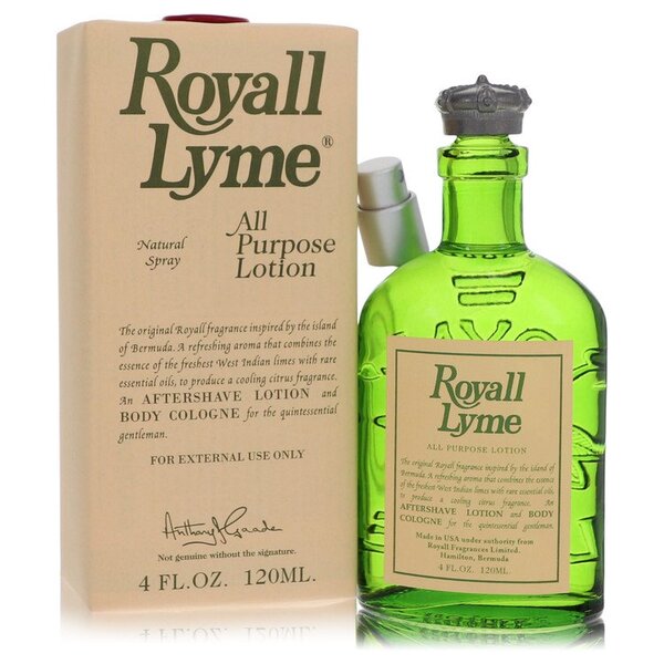 Royall Lyme All-Purpose Lotion/Cologne 4oz - The Authentic Scent of the Islands