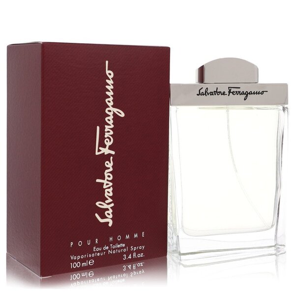 Salvatore Ferragamo Eau De Toilette 3.4 oz (Men's) - A Fresh & Woodsy Experience