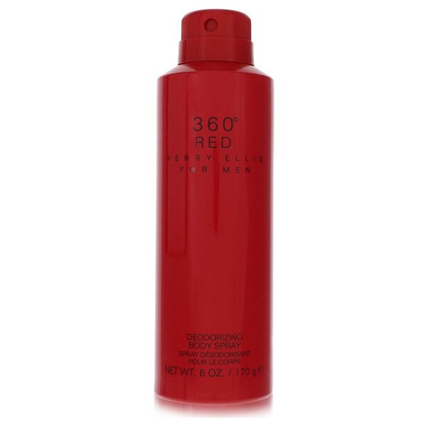 Perry Ellis 360 Red Deodorant Spray 6 oz - Fresh & Confident