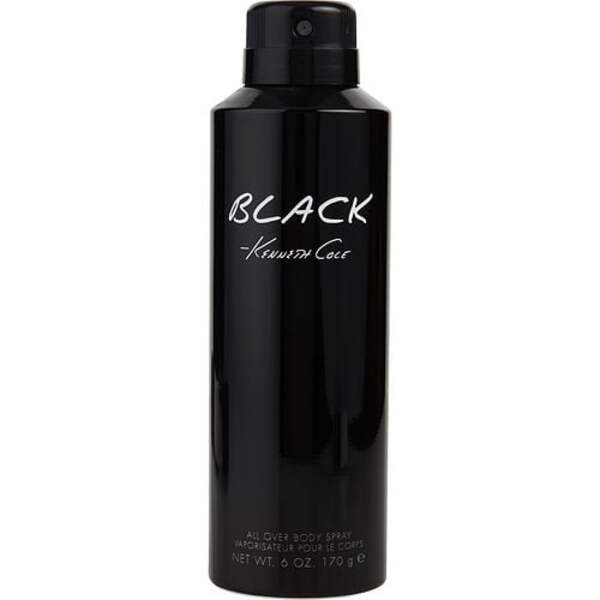 Kenneth Cole Black - 6oz Body Spray for Men - Bold, Fresh Scent