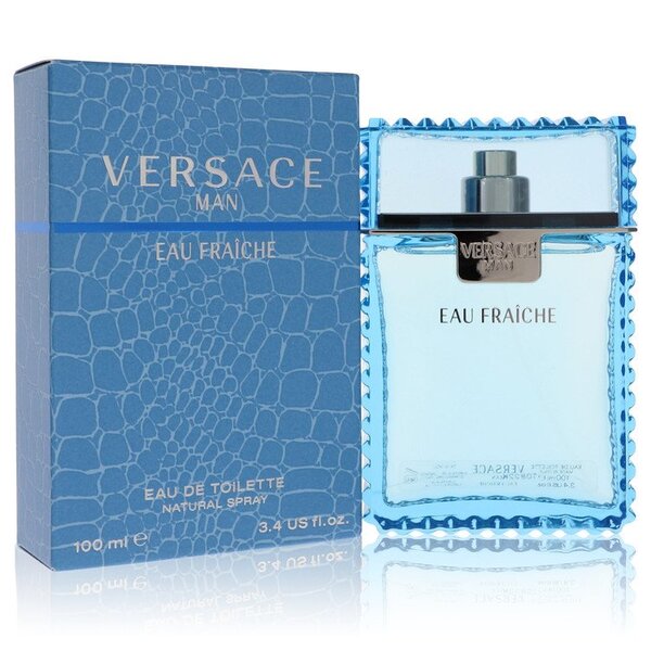 Versace Man Eau Fraiche 3.4 oz Blue EDT Spray