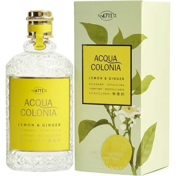 4711 Acqua Colonia Lemon & Ginger Eau De Cologne 5.7 oz - Refreshing Citrus Zing