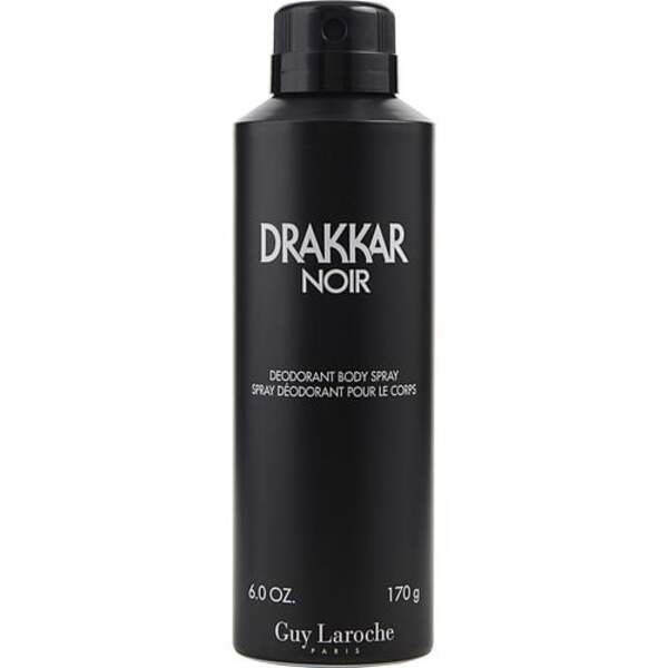 Drakkar Noir - 6oz Deodorant Body Spray - For Men - Confidence in a Can
