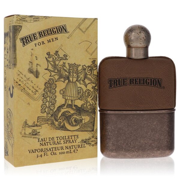 True Religion Eau De Toilette Spray 3.4 oz - Aromatic Masculine