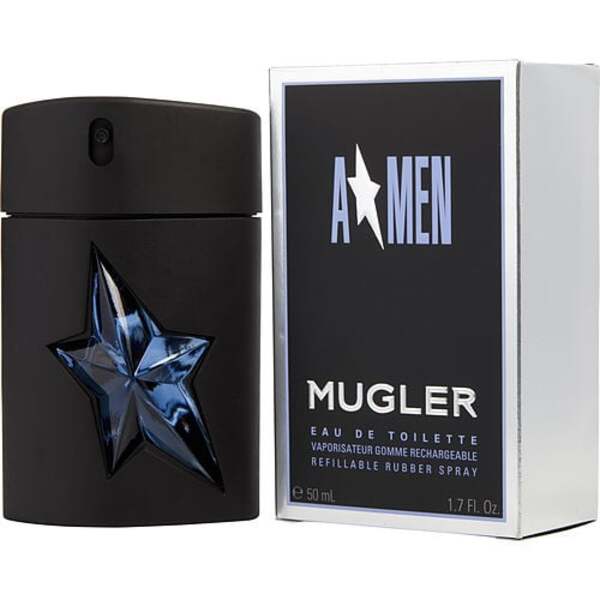 Angel 1.7 Oz EDT Refillable Rubber Bottle Spray for Men - 225537