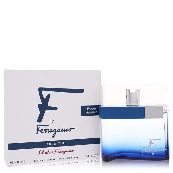Salvatore Ferragamo F Free Time Eau De Toilette Spray for Men - 3.4 oz