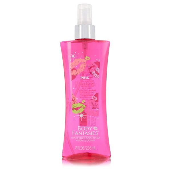 Body Fantasies Pink Vanilla Kiss 8 oz Body Spray - Sweet Floral