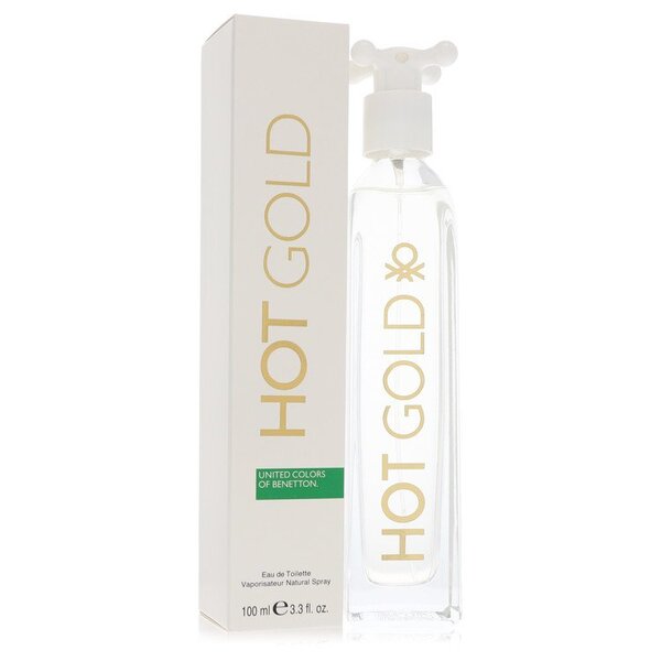 Benetton Hot Gold Eau De Toilette Spray - 3.3 oz