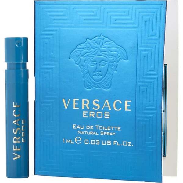 Versace Eros Eau de Toilette Sample Vial - Aromatic, Powerful, and Confident