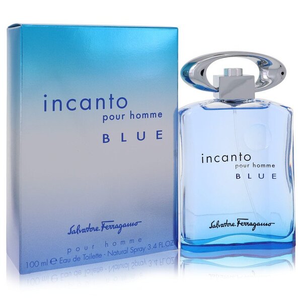 Salvatore Ferragamo Incanto Blue 3.4 oz Eau De Toilette for Men