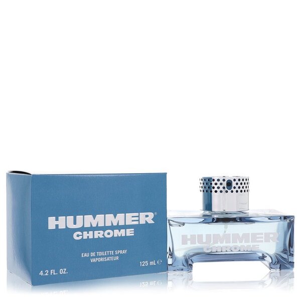 Hummer Chrome 4.2 oz EDT Spray for Men - Refreshing & Bold
