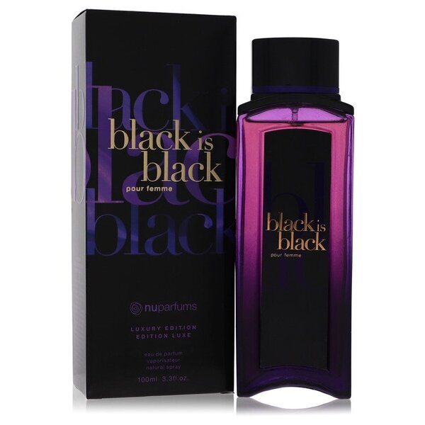 Nu Parfums Black is Black 3.3 oz Eau De Parfum for Women