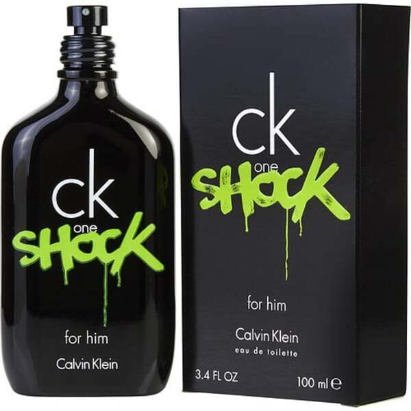 CK One Shock 3.4oz EDT Spray - Bold & Unexpected Fragrance for Men