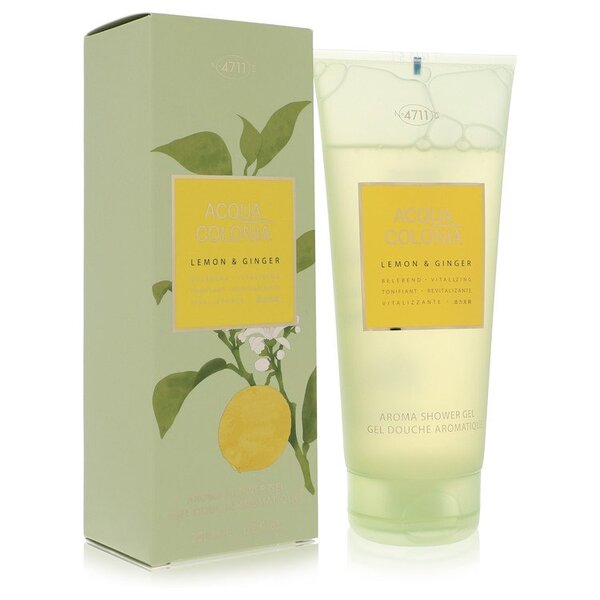 4711 ACQUA COLONIA Lemon & Ginger Shower Gel - 6.8 oz Zesty Refreshment