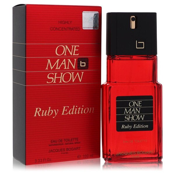 Jacques Bogart One Man Show Ruby EDT Spray - 3.3 oz Bold Men's Scent