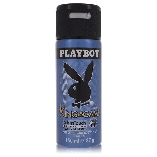 Playboy King of The Game Deodorant Body Spray 5 oz for Men