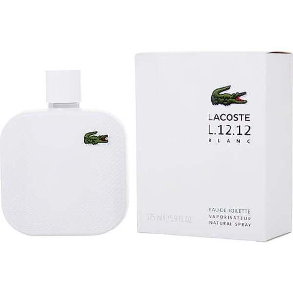 Lacoste L.12.12 Blanc 5.9 Oz EDT Spray for Men - Fresh & Clean