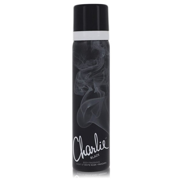 Revlon Charlie Black 2.5 oz Body Spray - Sweet & Fruity