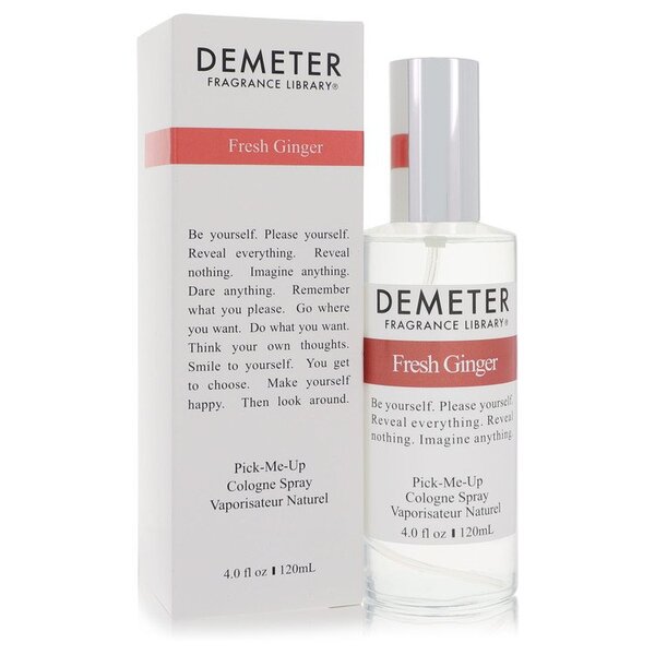 Demeter Fresh Ginger Cologne Spray 4 oz - Invigorating Unisex Fragrance