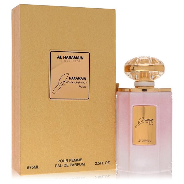 Al Haramain Junoon Rose Eau De Parfum - 2.5 oz of Floral Elegance