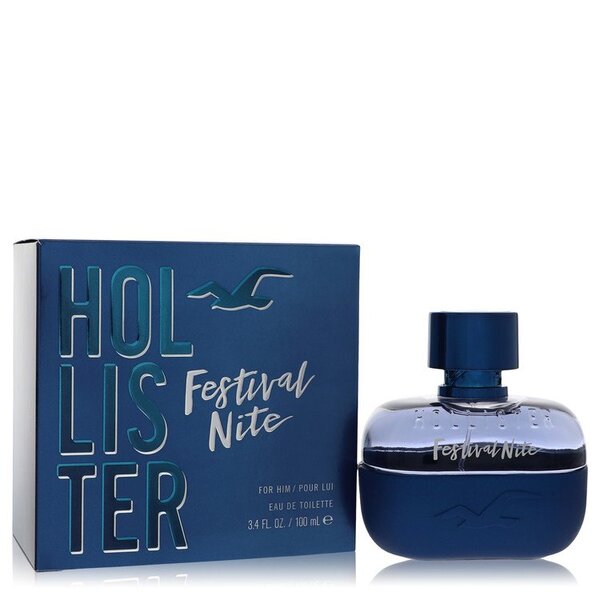 Hollister Festival Nite 3.4 oz Eau De Toilette Smoky Spicy