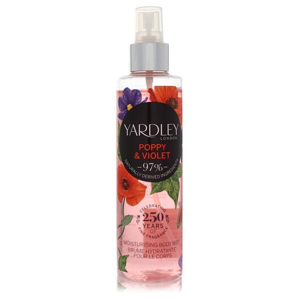 Yardley London Poppy & Violet Body Mist - 6.8 fl oz