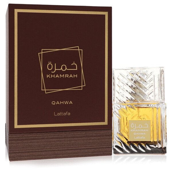 Lattafa Khamrah Qahwa EDP - Rich Coffee & Spice Aroma, 3.4 oz