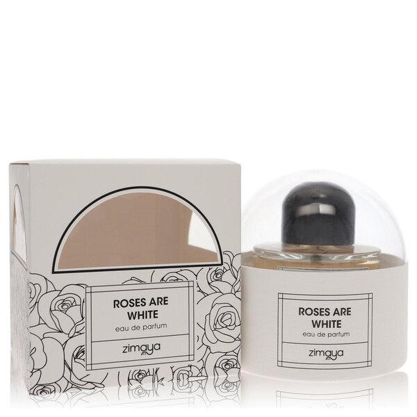 Afnan Zimaya Roses Are White Eau De Parfum 3.4 oz