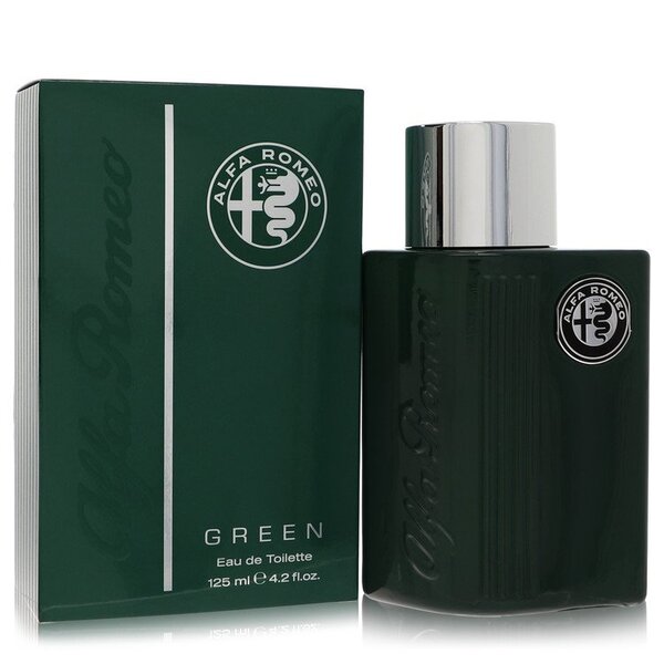 Alfa Romeo Green Eau De Toilette 4.2 oz - Bold Men's Fragrance
