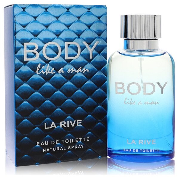 La Rive Body Like A Man Eau De Toilette 3 oz - Fresh Masculine Scent