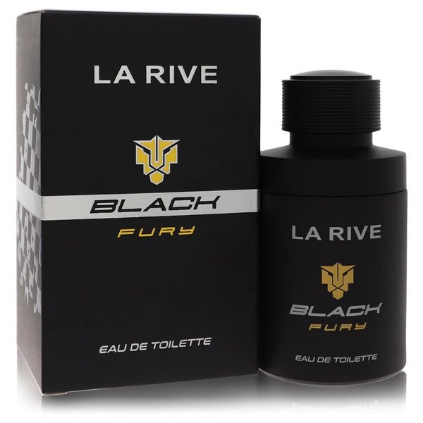 La Rive Black Fury Eau De Toilette 2.5 oz - Bold Masculine Fragrance