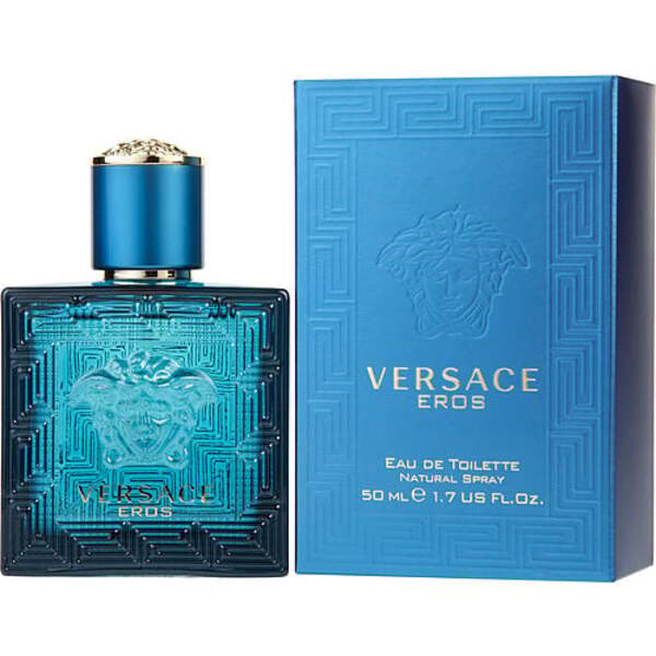 Versace Eros 1.7 oz Eau de Toilette (Edt) Spray for Men - Experience the Scent of a God
