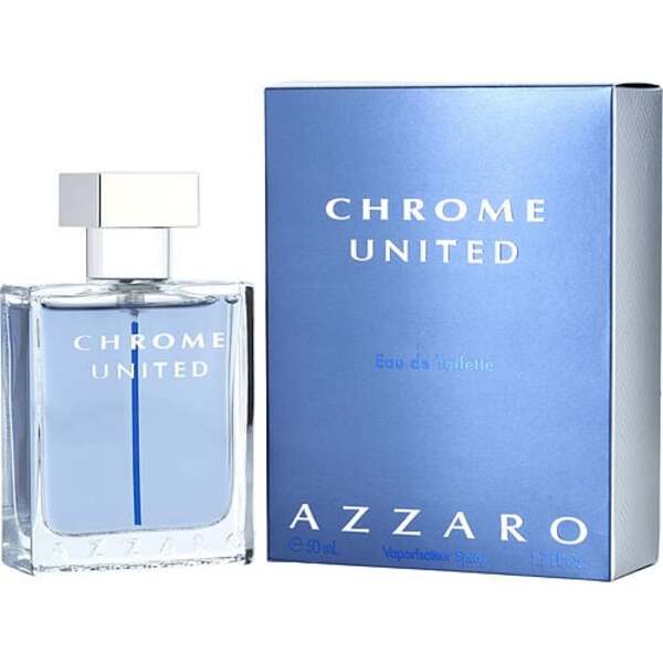 Chrome United 1.7 Oz Eau de Toilette Spray for Men - Refreshing & Masculine Fragrance