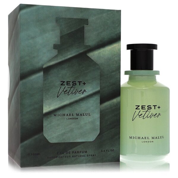 Michael Malul Zest + Vetiver EDP 3.4 oz for Men - Citrus & Earthy