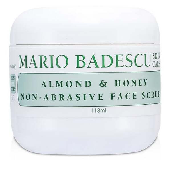 Mario Badescu Almond & Honey Face Scrub - 4oz Gentle Exfoliation for Radiant Skin