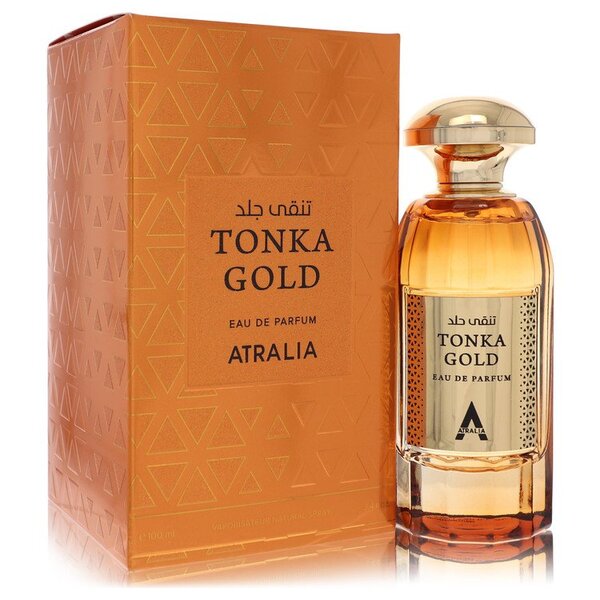 Atralia Tonka Gold 3.4oz Eau de Parfum: Warm Aromatic Luxury