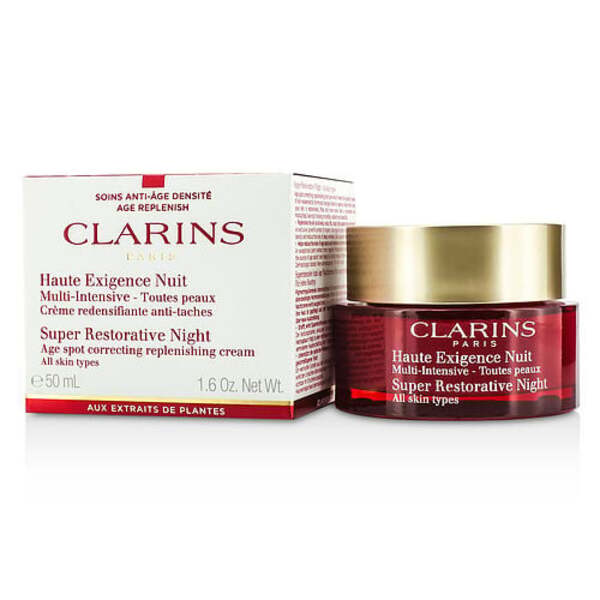 Clarins Super Restorative Night Cream - Age Spot Correction & Replenishment - 50ml / 1.6oz