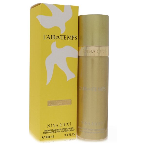 Nina Ricci L'Air Du Temps Deodorant Spray 3.3 oz - Fresh Floral Scent