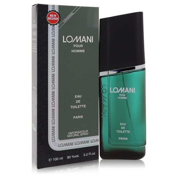 Lomani Eau De Toilette 3.4 oz - Crisp Citrus & Spice for Men