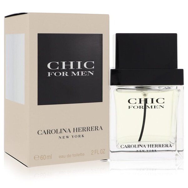 Carolina Herrera Chic 2 oz EDT for Men: Confident & Woody