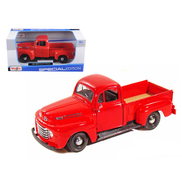 Maisto 1948 Ford F-1 Pickup Red 1:25 Scale Model