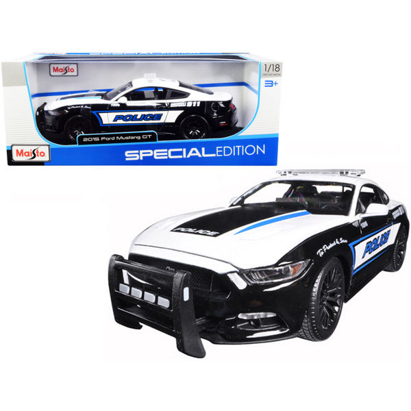 Maisto 10.25" 2015 Ford Mustang GT Police Car
