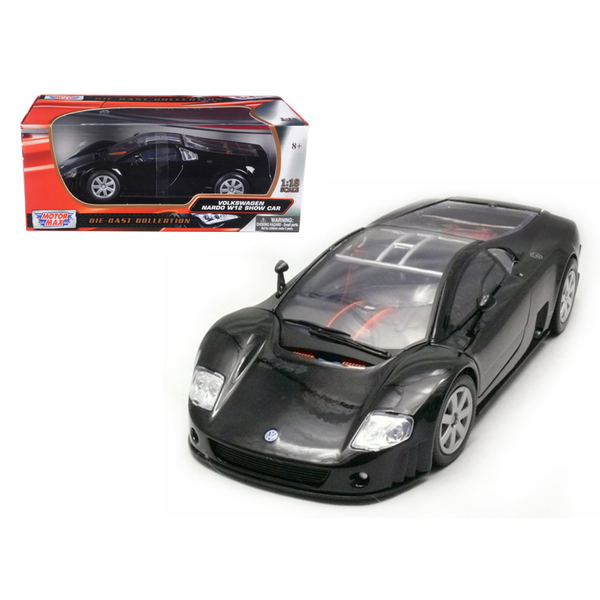 Motormax Volkswagen Nardo W12 Show Car - Black 1:18 Scale