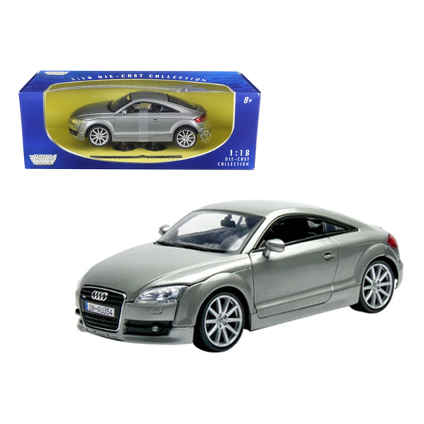 Motormax 2007 Audi TT Coupe Grey 1:18 Diecast Model
