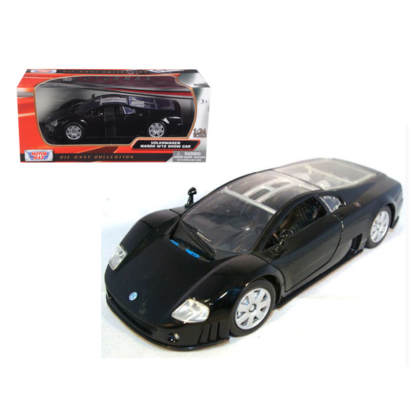 Motormax Volkswagen W12 Show Car - Black 1/24 Scale Diecast