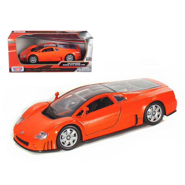 Motormax Volkswagen W12 Show Car - Orange 1/24 Scale Diecast
